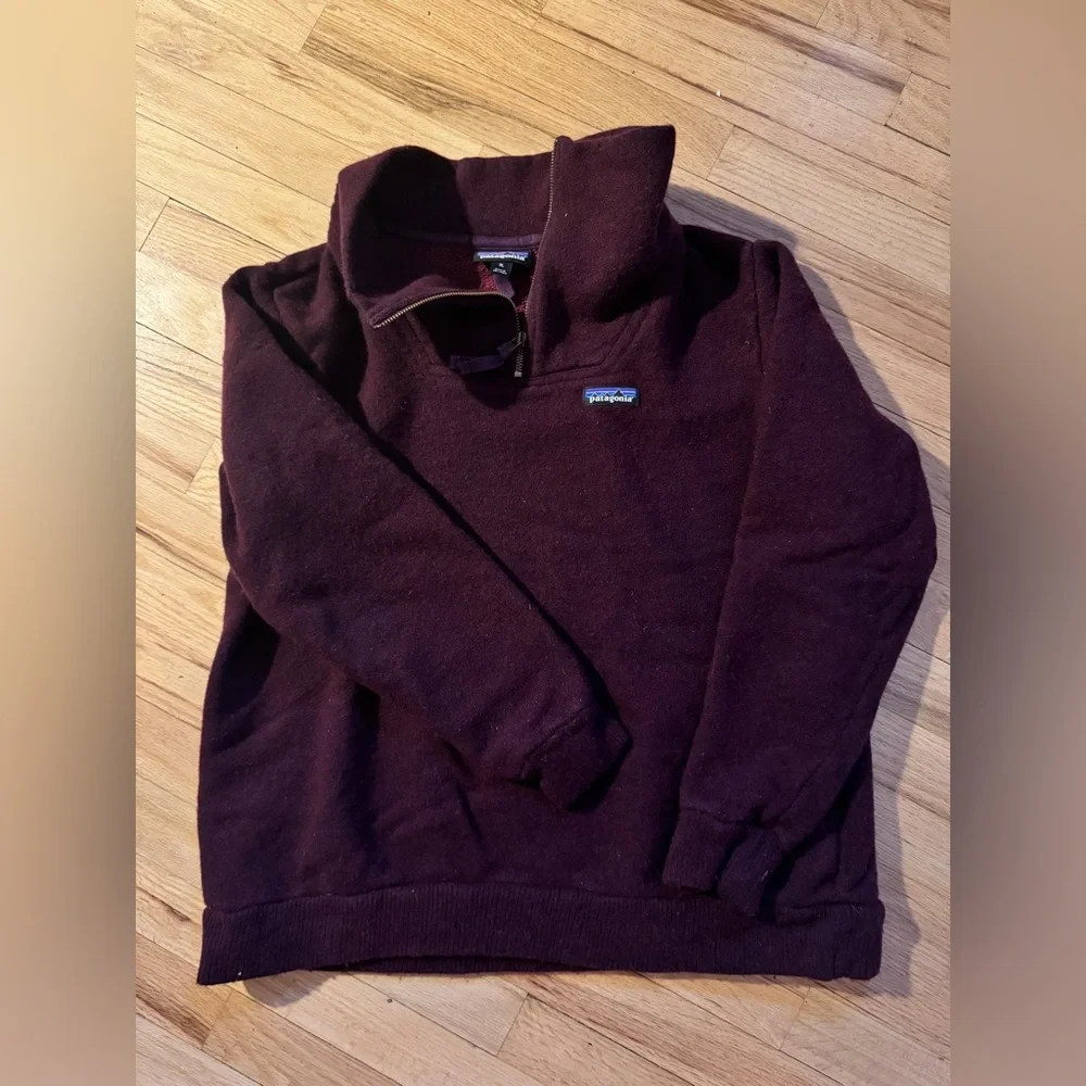 Patagonia W's Woolie Fleece Pullover Size XL - Picture 6 of 6